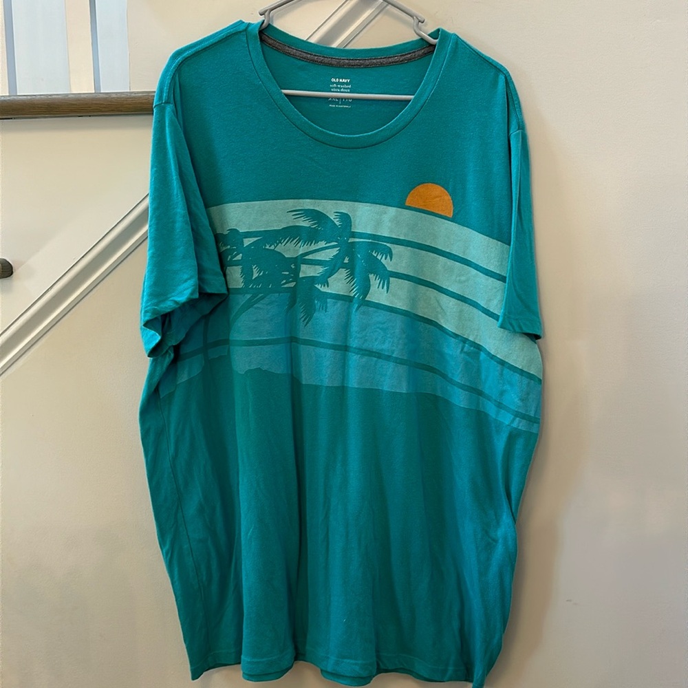 Old Navy Soft-washed ultra-doux men’s beach shirt size xxl